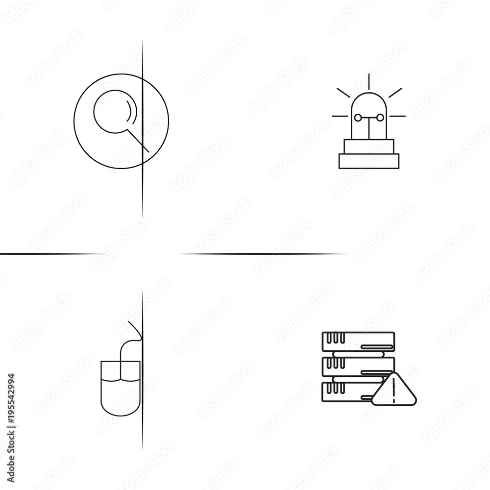 Internet Technologies simple linear icon set.Simple outline icons Internet Technologies simple linear icon set.Simple outline icons
