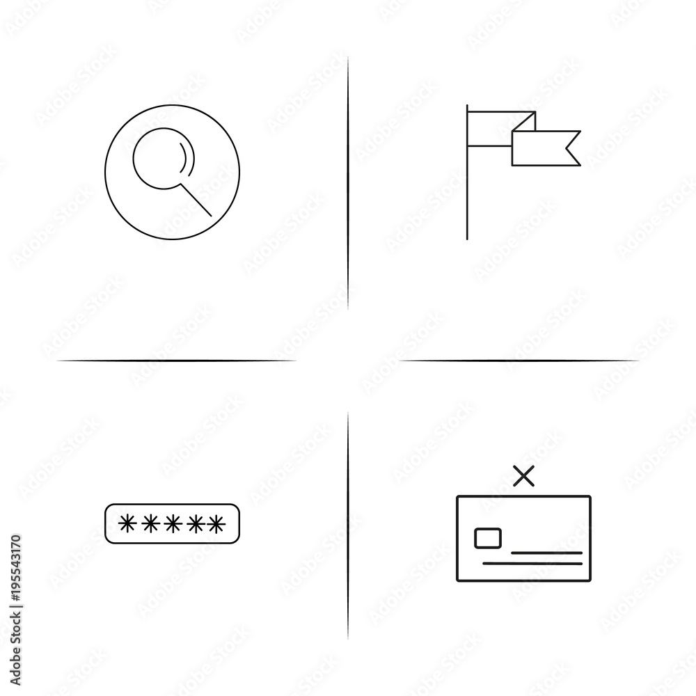 Internet Technologies simple linear icon set.Simple outline icons Internet Technologies simple linear icon set.Simple outline icons