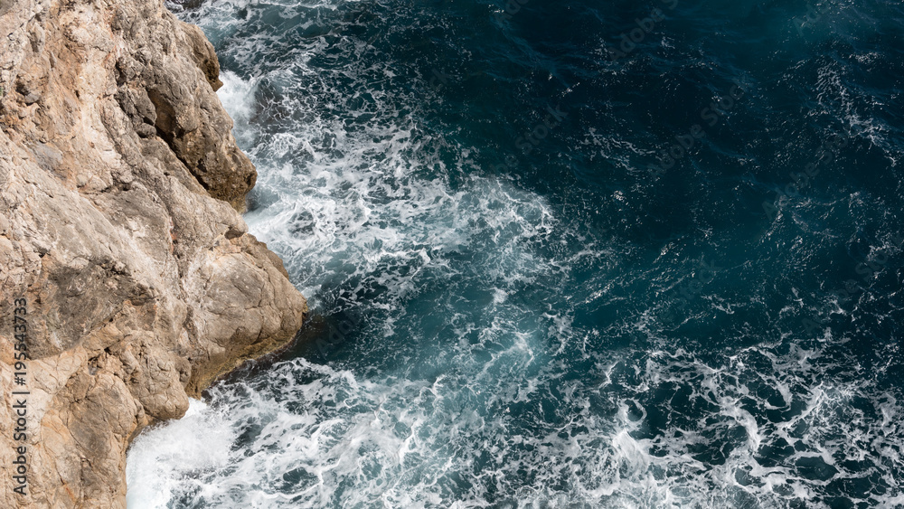 Rough ocean coastline Rough ocean coastline