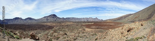 Canyon near El Teide on Tenerife - desert