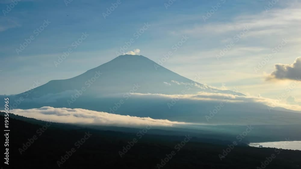 夕暮れの富士山 夕暮れの富士山