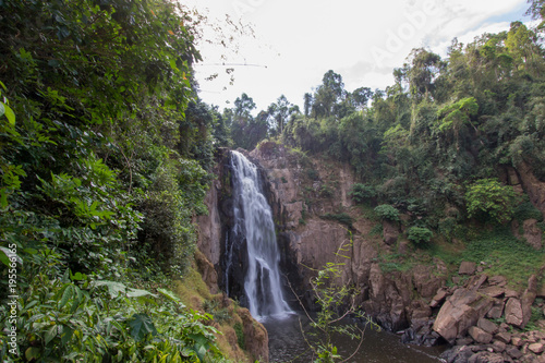 Stunning scenery of Haew Narok Waterfall Khao Yai National Park Nakhon Ratchasima northeastern Thailand.