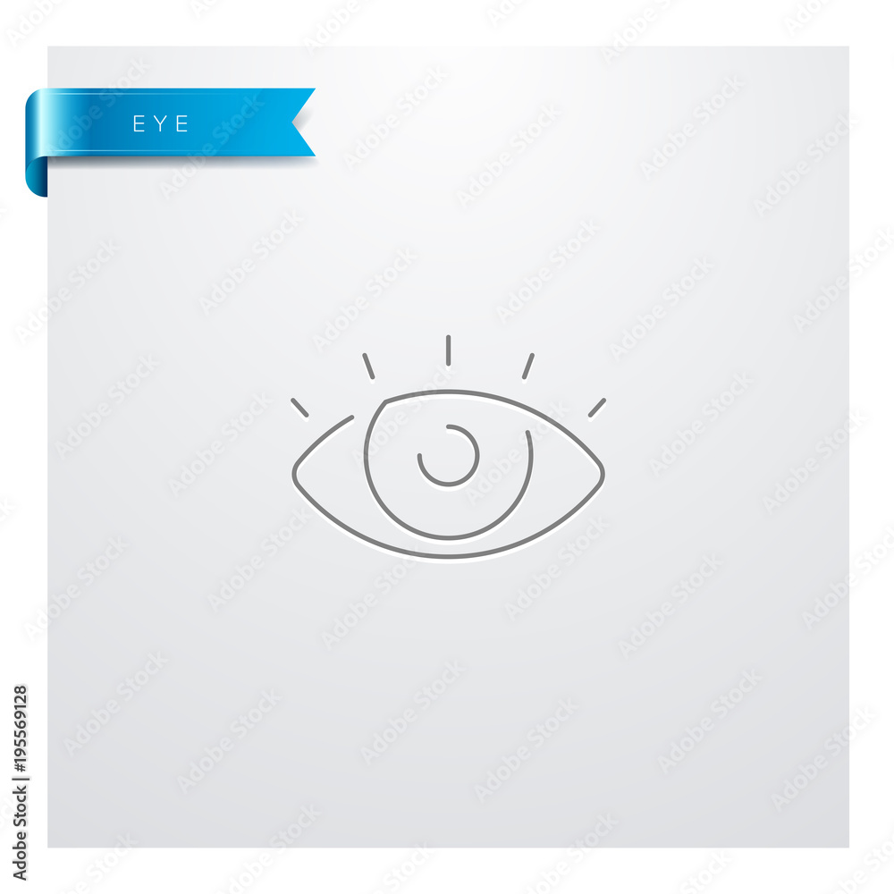 icône Médecine - Santé - Médical - Oeil - Yeux