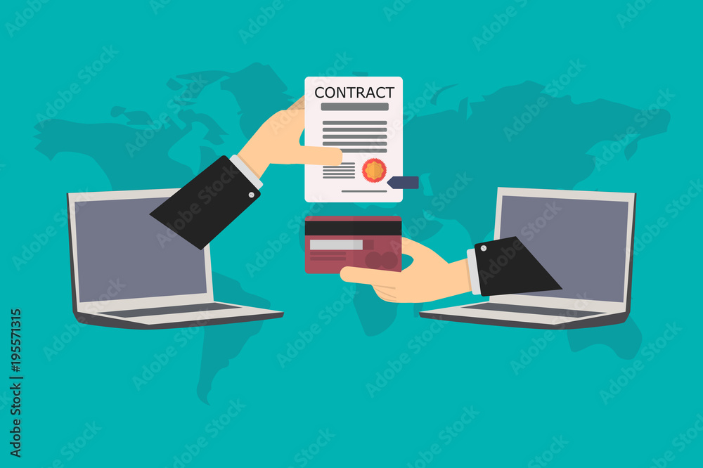 contract credit card online from anywhere in the world