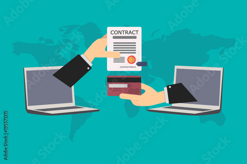 contract credit card online from anywhere in the world
