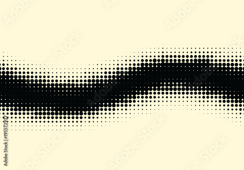Pop art styled halftone retro background with comic dots