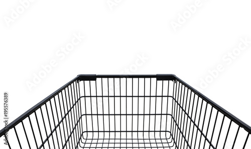 Shopping cart isolated on white background