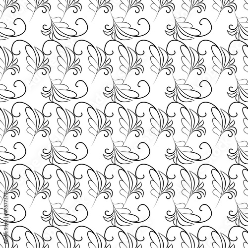 Seamless pattern with ornaments. Elements for design and decoration.