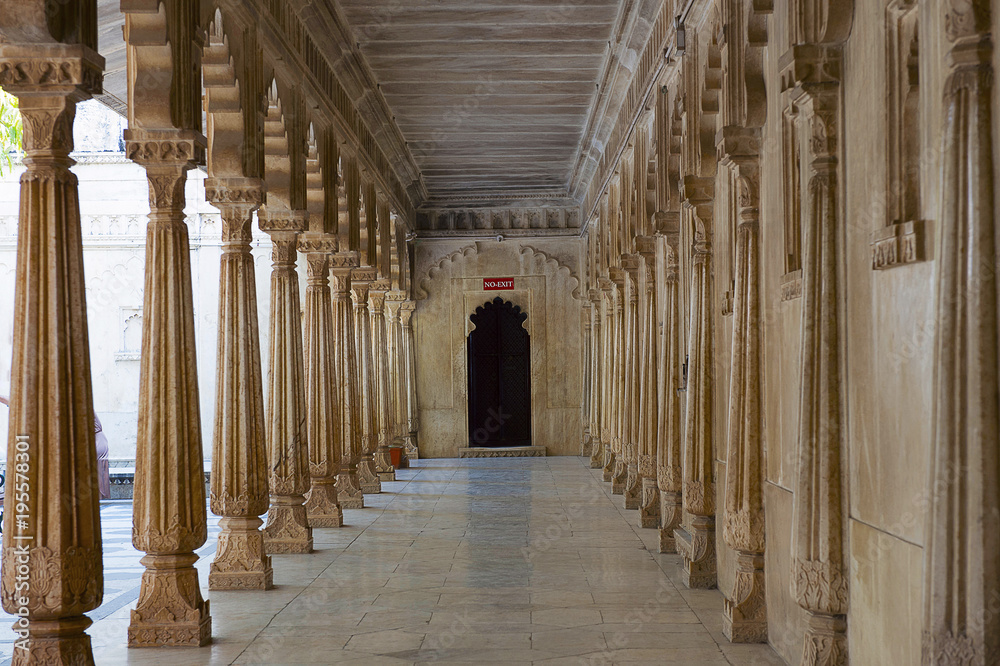 Interiors, City Palace, Udaipur, Rajasthan