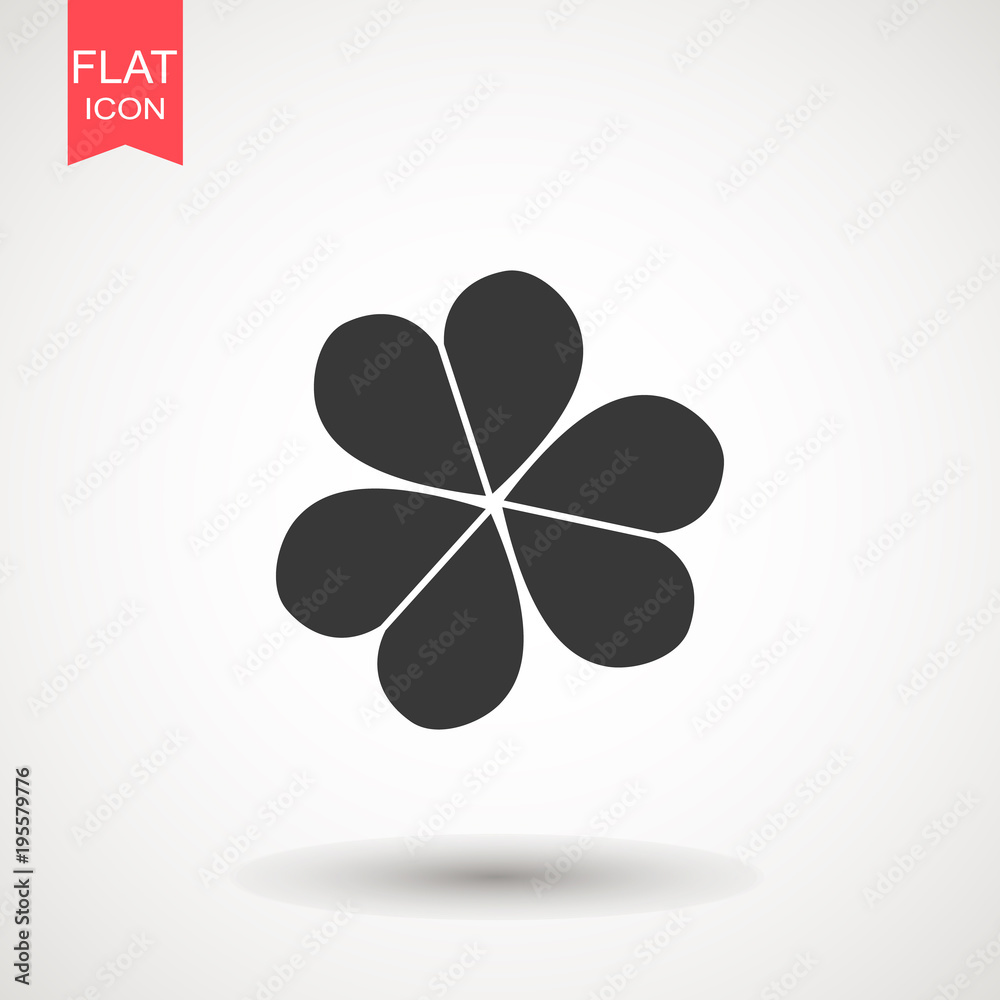 patric. leave vector .good luck icon patric. leave vector .good luck icon