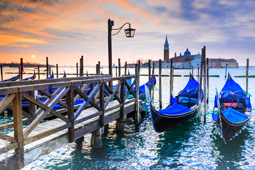 Venice, Italy - Gondola and Grand Canal