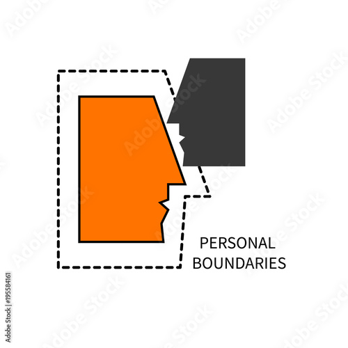 Icon personal boundaries