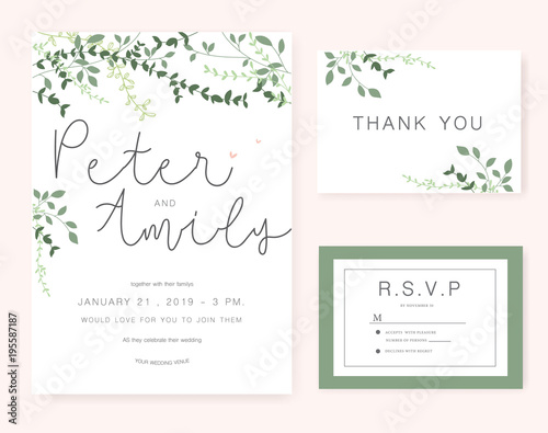 wedding invitation card