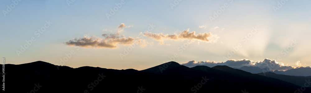 Durmitor mountains panorama