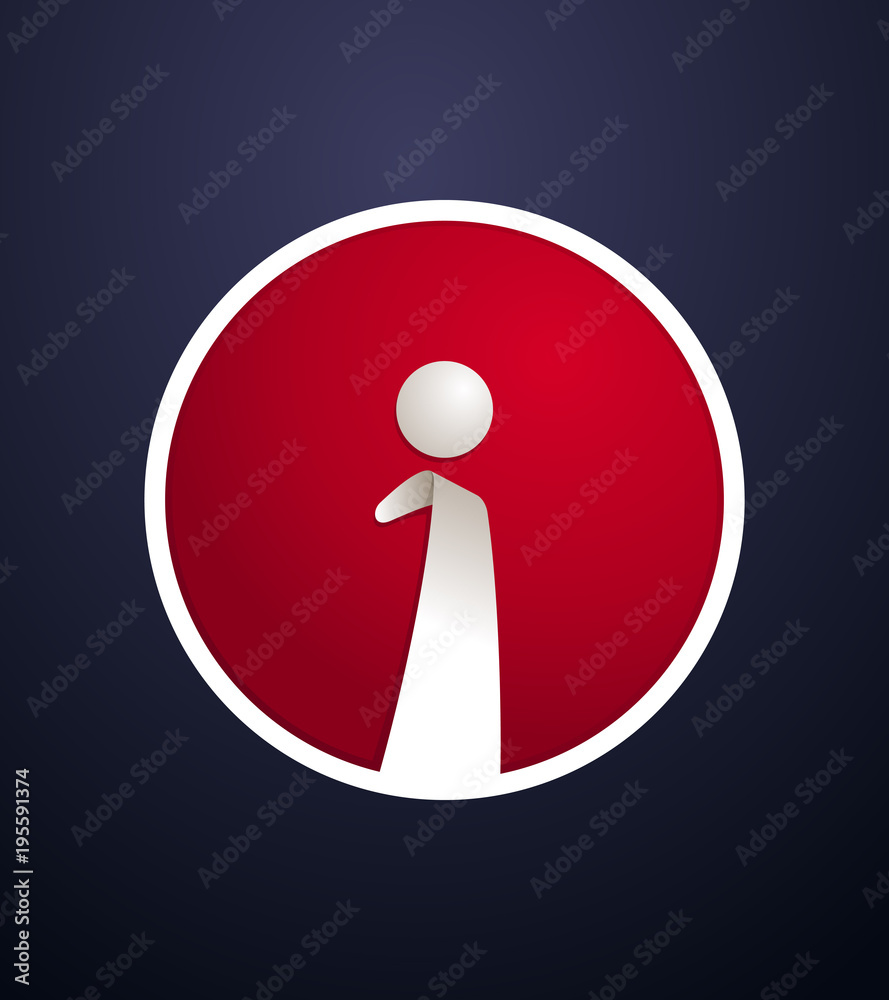 modern and minimal ribbon style initial logo in red background modern and minimal ribbon style initial logo in red background