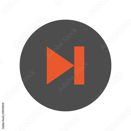 Next, previous button. Vector.