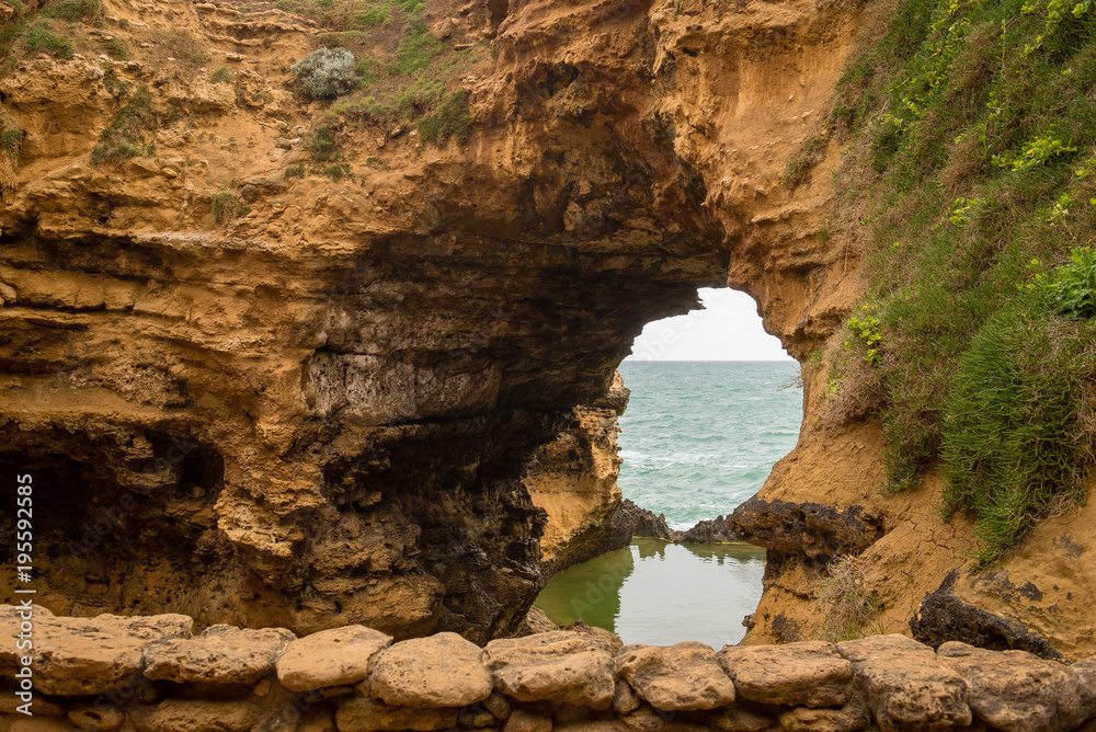 Fototapeta premium Hole in rock