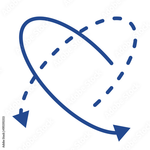 3-D Raum Vector Icon