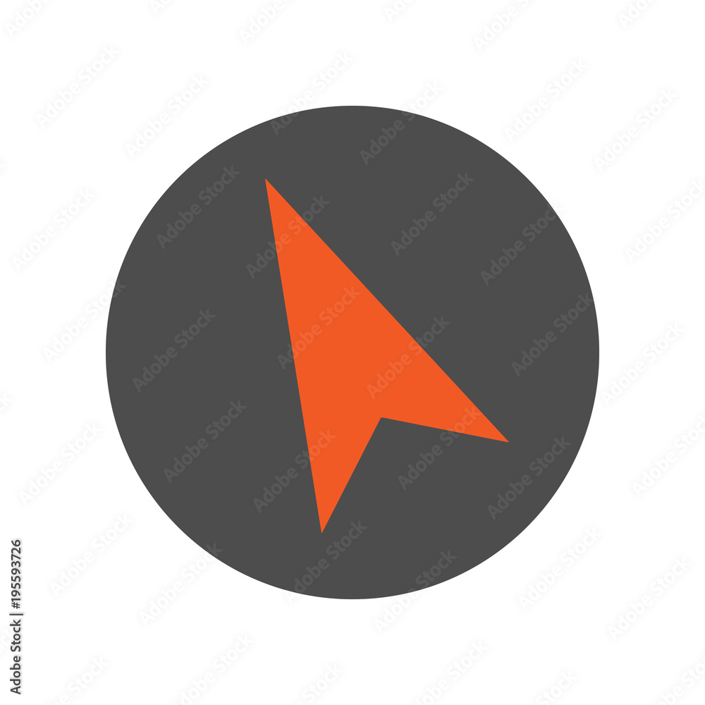 Compass arrow icon. Vector. Compass arrow icon. Vector.