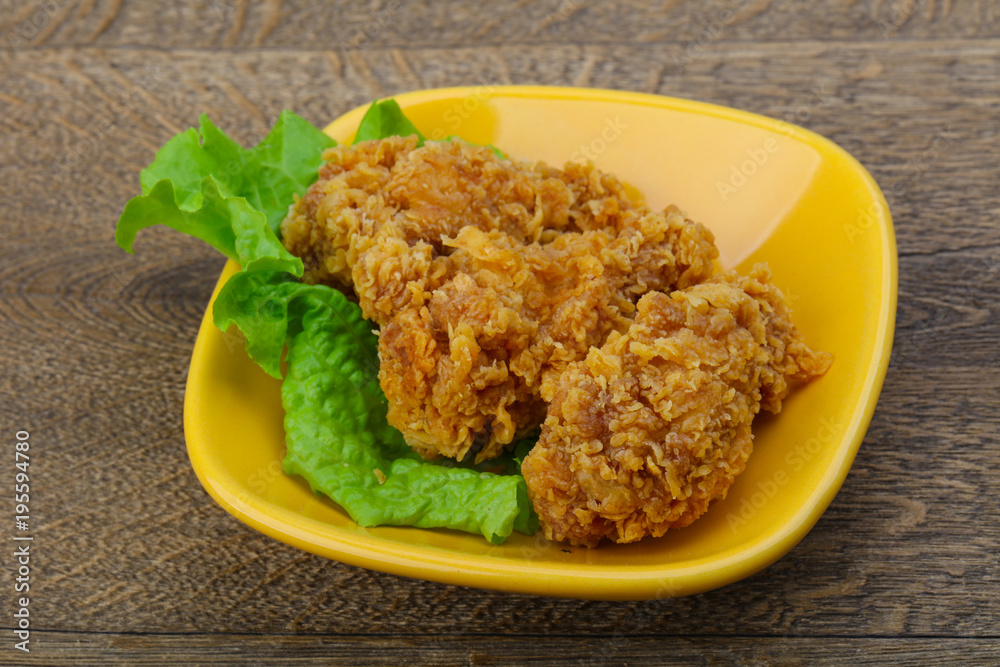 Crispy chicken wings