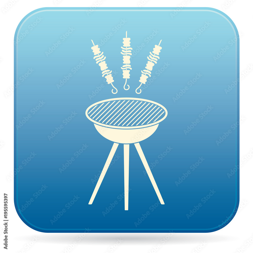 Grilled kebab icon Grilled kebab icon