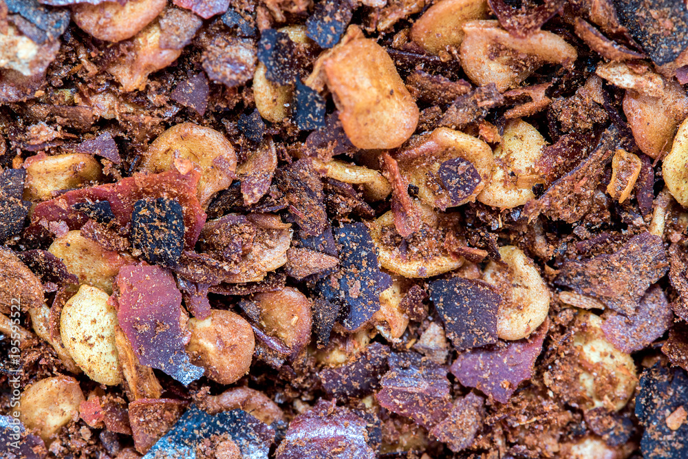 Seeds of dried peppers close up. Hot spicy chilli, macro view. Pile of dry paprika. Seeds of dried peppers close up. Hot spicy chilli, macro view. Pile of dry paprika.