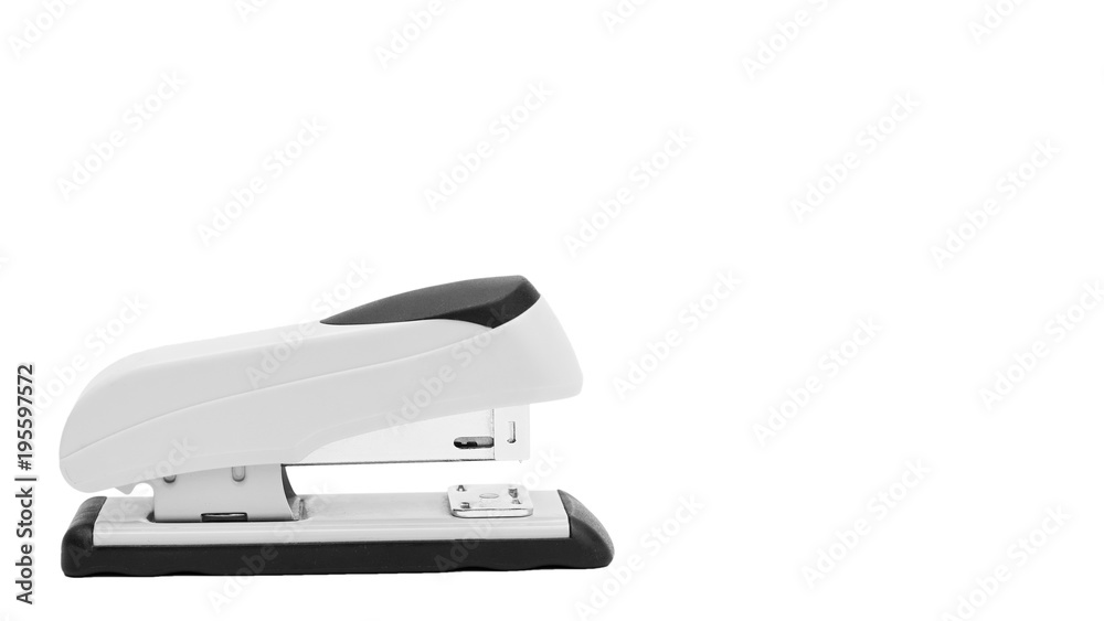office supply stapler isolated on white background. copy space, template office supply stapler isolated on white background. copy space, template
