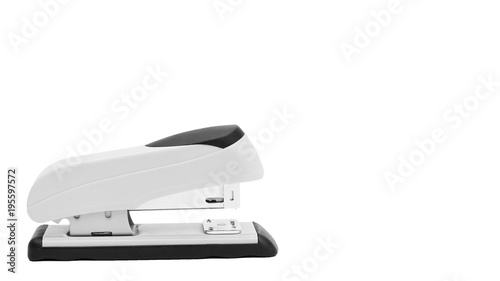 office supply stapler isolated on white background. copy space, template