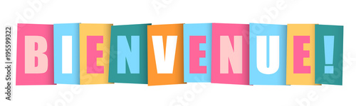 "BIENVENUE" icône vecteur