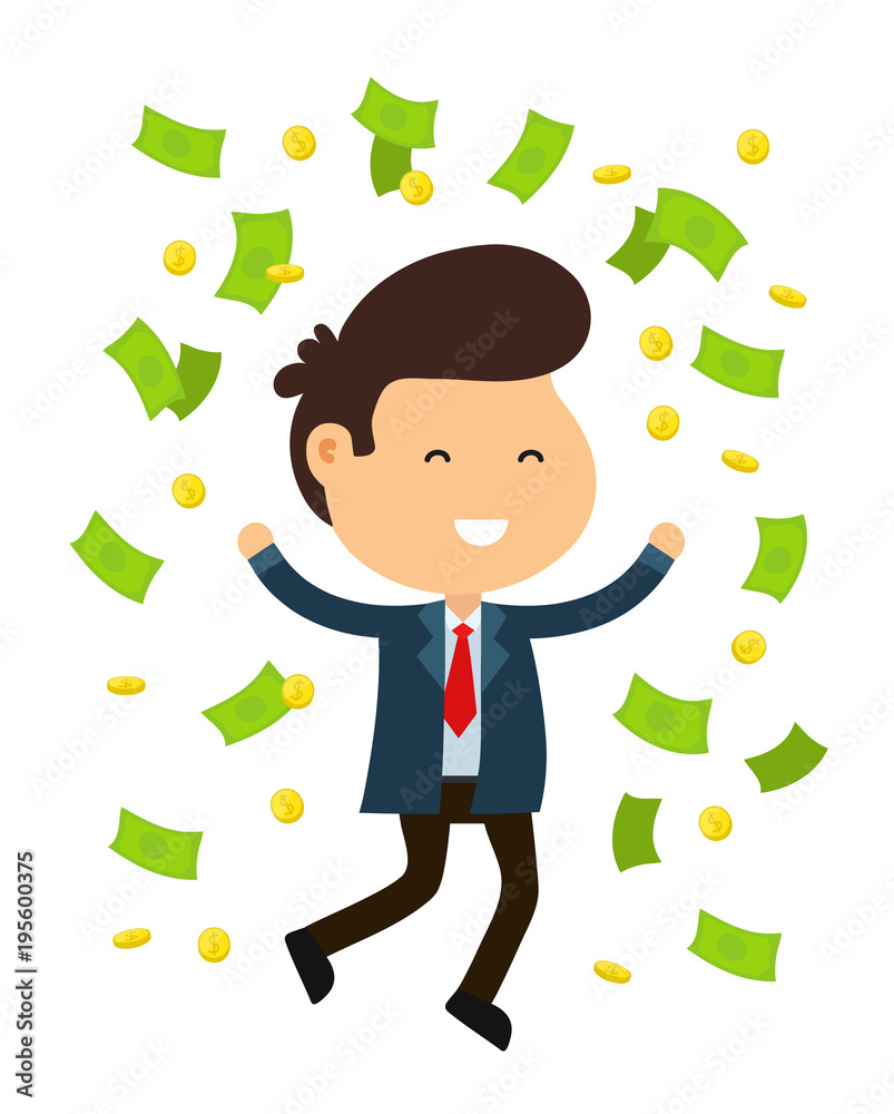 Young happy funny smiling businessman Young happy funny smiling businessman