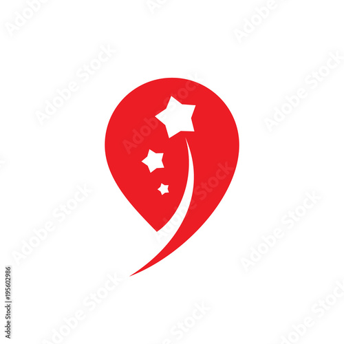 Abstract air balloon abstract sign