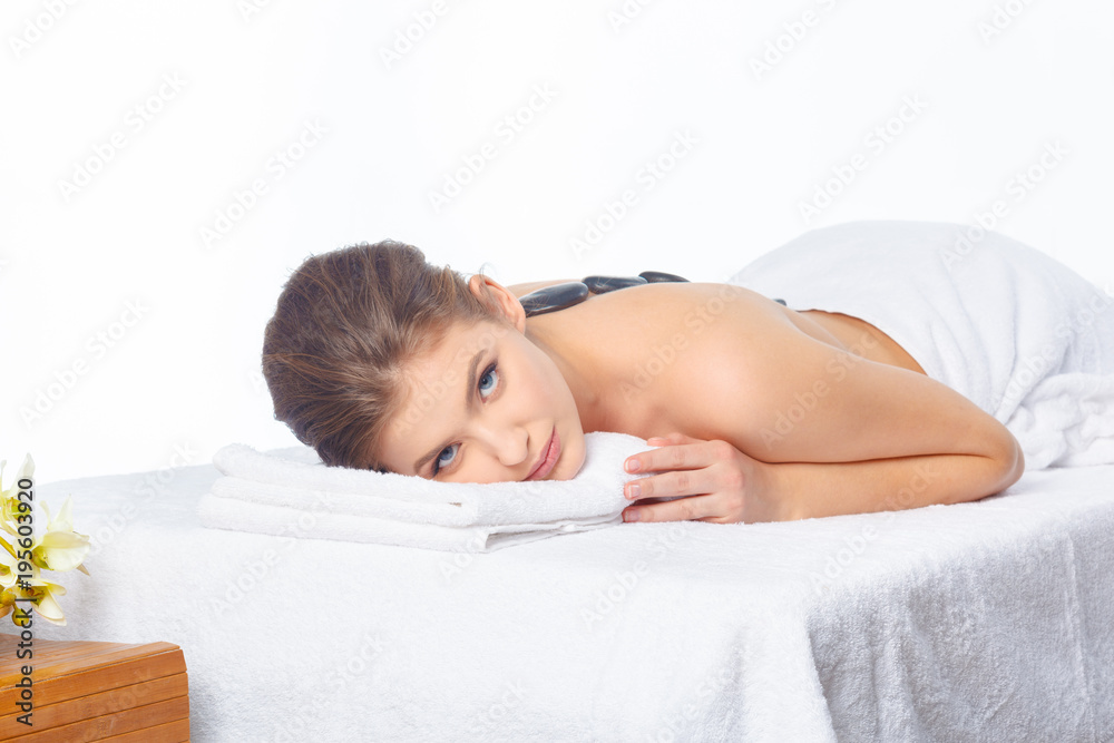 Young, beautiful and healthy woman in spa salon. Young, beautiful and healthy woman in spa salon.