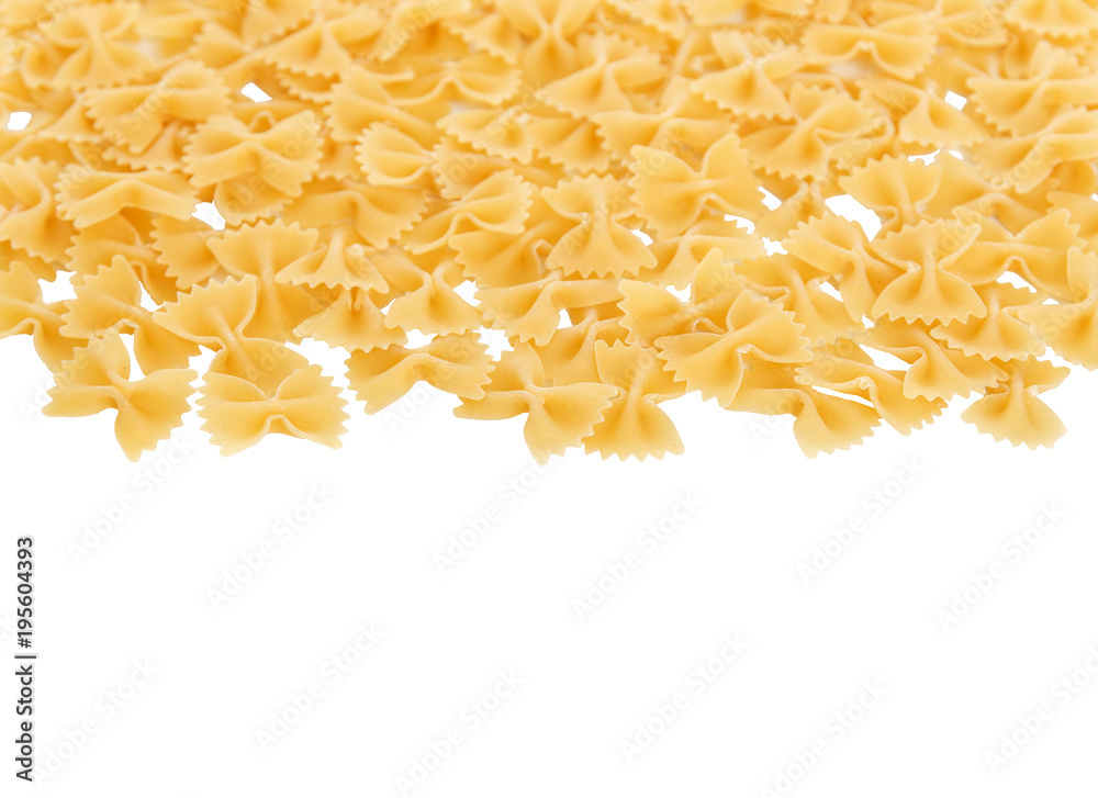 Obraz premium Pasta in the form of butterflies.