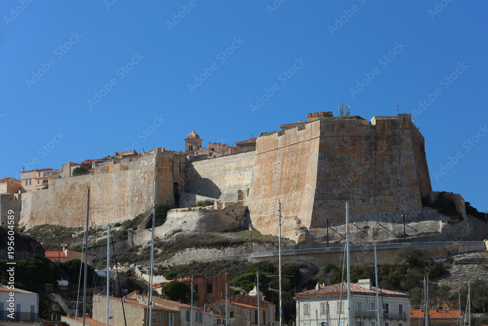 Festung in Bonifacio auf Korsika