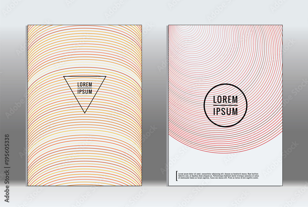 Vector graphic geometric covers. Vector graphic geometric covers.