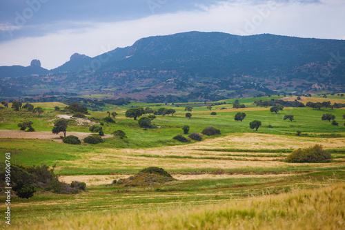 Serene landscape in North Cyprus