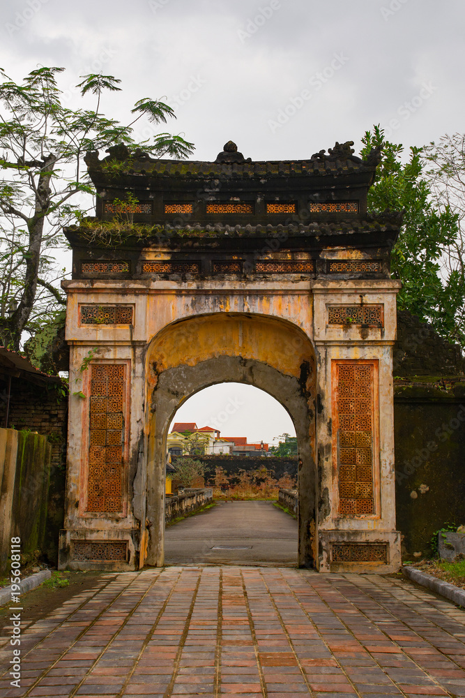 A gate in the Imperial City, Hue, Vietnam
