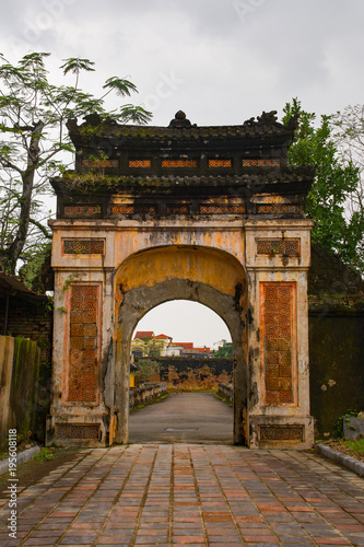 A gate in the Imperial City, Hue, Vietnam 