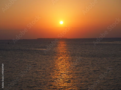 Sunset at Okinawa Japan 
