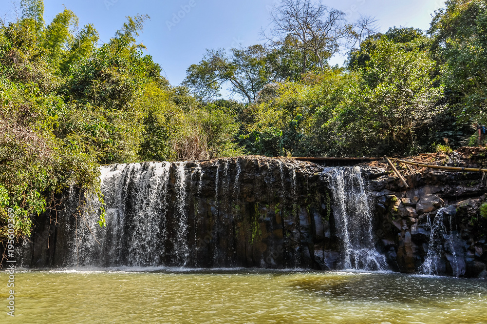 Tad Pasuam Waterfalls in Bolaven Plateau, Laos