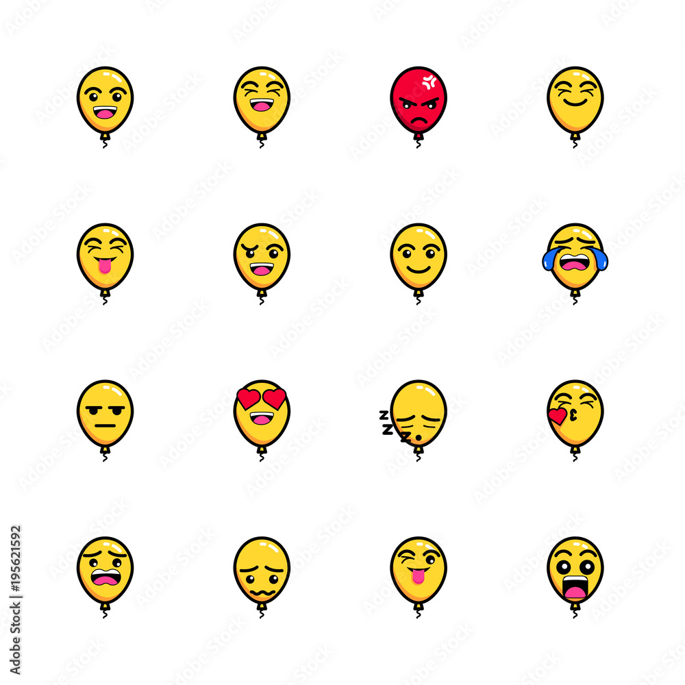Baloon Emoticon Part I Baloon Emoticon Part I