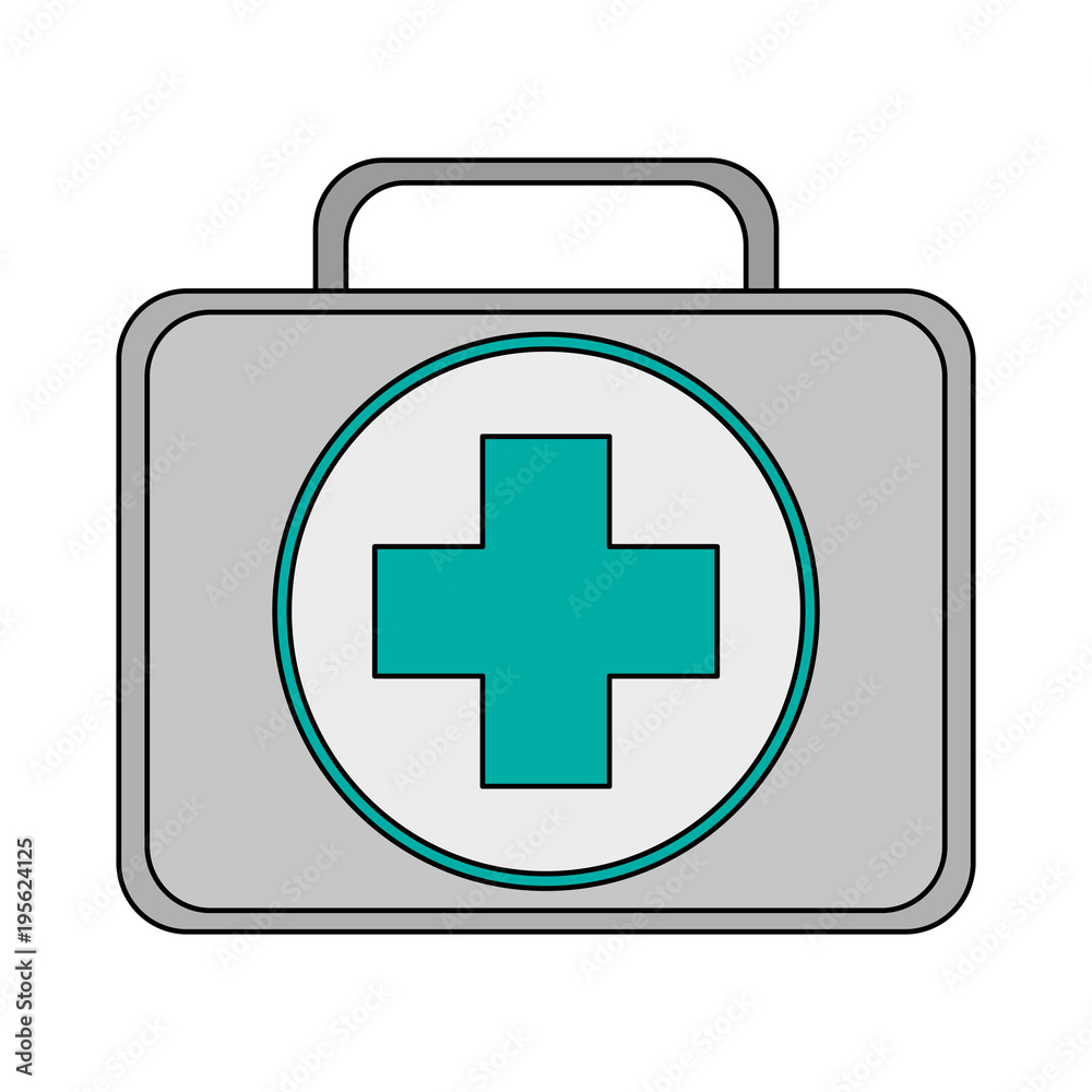 First aids suitcase vector illustration graphic design First aids suitcase vector illustration graphic design