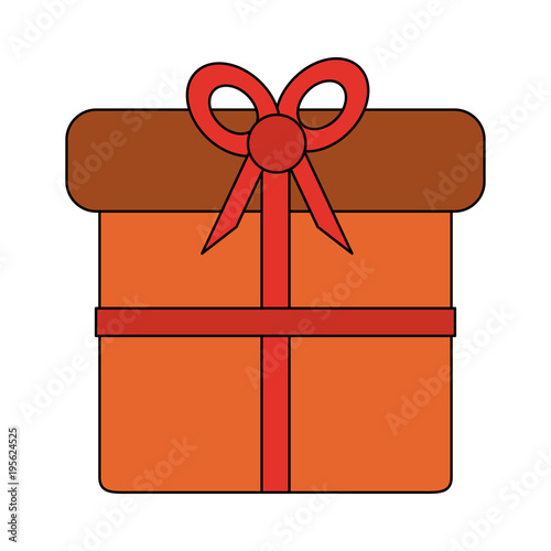 Gift box symbol vector illustration graphic design