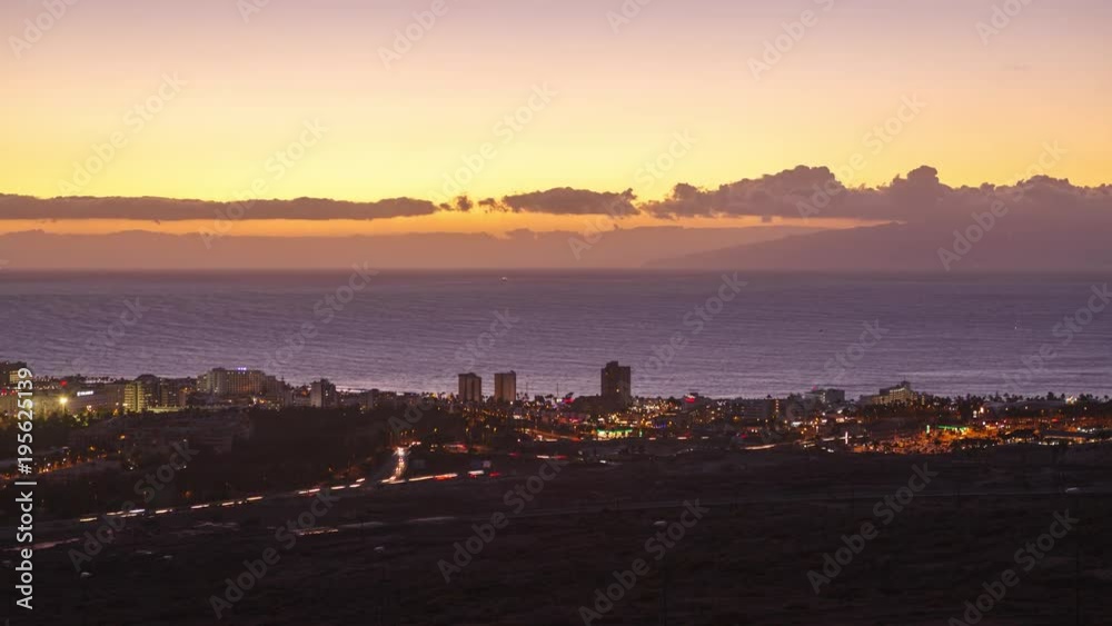 Time Lapse in Tenerife in Spain, next to Africa.
View of Los Cristianos.
Sunset on the Ocean.
Boats on the sea. Time Lapse in Tenerife in Spain, next to Africa.
View of Los Cristianos.
Sunset on the Ocean.
Boats on the sea.