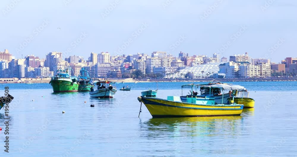 port de pêche en egypte 