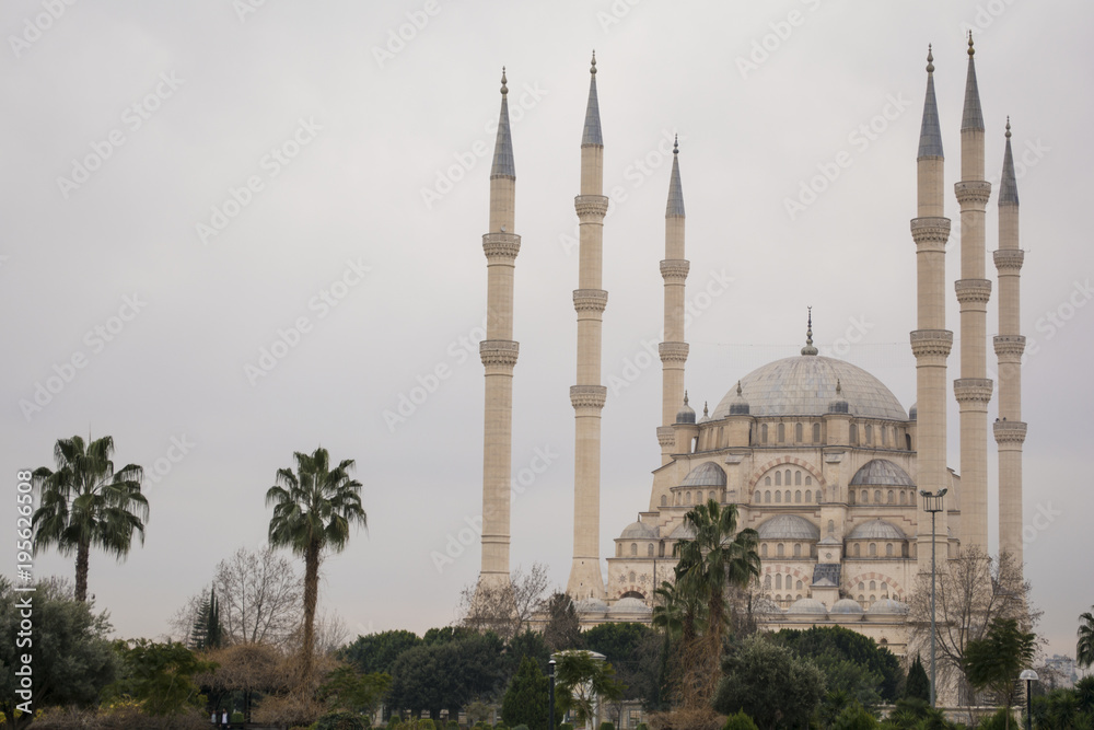 adana sabanci central mosque in turkey