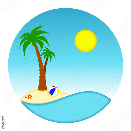 Sommerurlaub, Insel