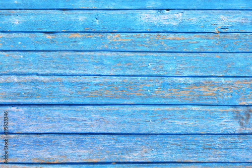 Blue wooden texture background.