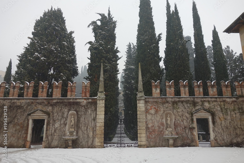 Giusti Garden in Verona town,Italy Giusti Garden in Verona town,Italy
