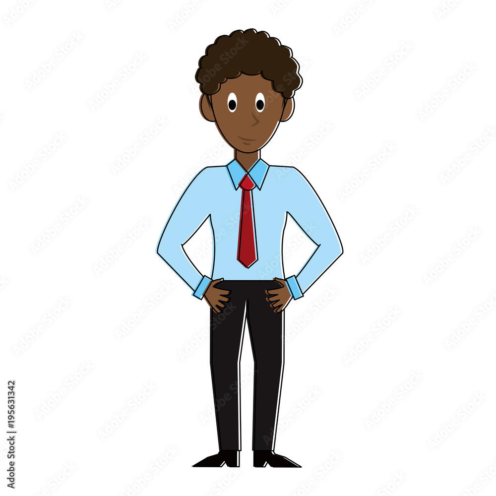 Businessman with suit cartoon vector illustration graphic design Businessman with suit cartoon vector illustration graphic design